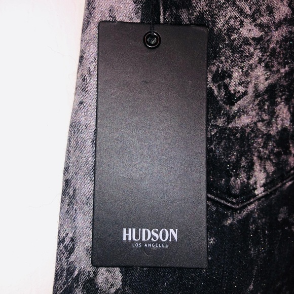 Hudson black and metallic jeans (26) - Picture 6 of 8
